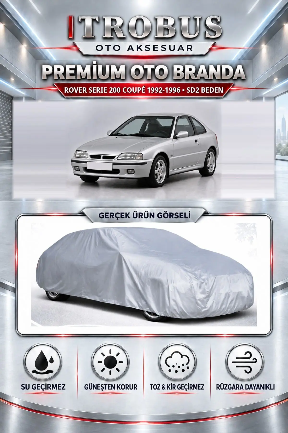 Rover Serie 200 Coupé 1992-1996 Uyumlu Premium Oto Branda – SD2 Beden