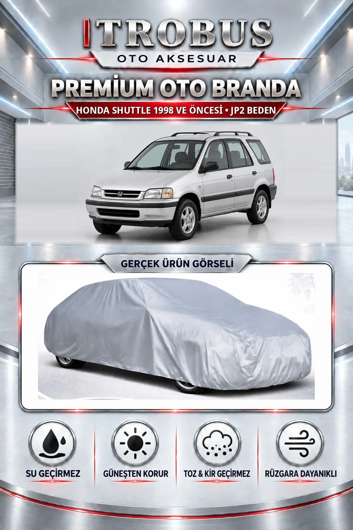 Honda Shuttle 1998 ve Öncesi Uyumlu Premium Oto Branda – JP2 Beden