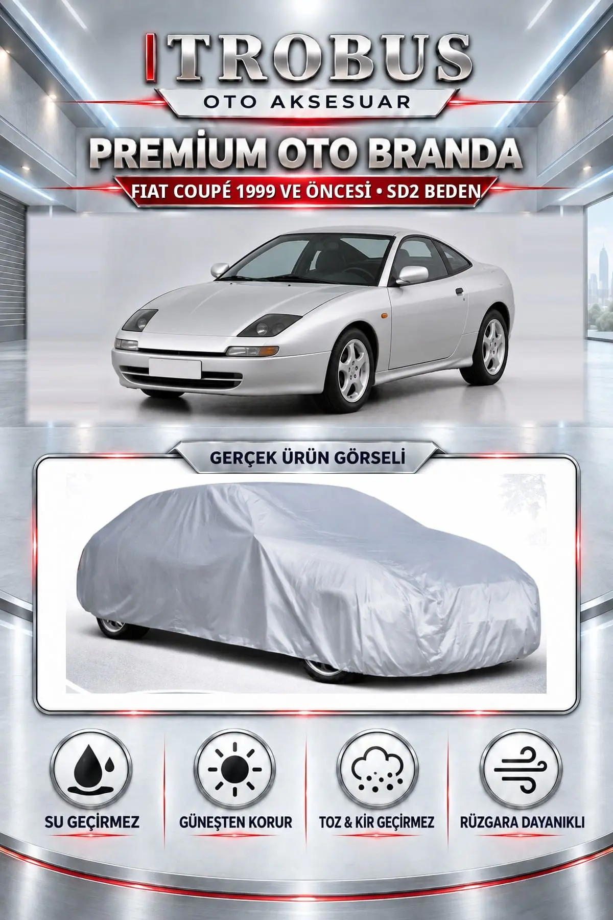 Fiat Coupé 1999 ve Öncesi Uyumlu Premium Oto Branda – SD2 Beden