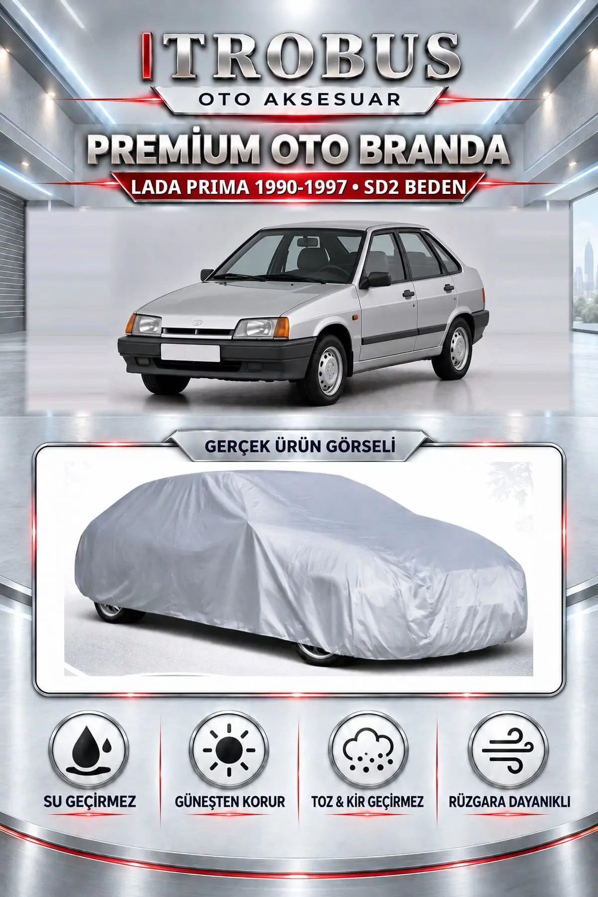 Lada Prima 1990-1997 Uyumlu Premium Oto Branda – SD2 Beden