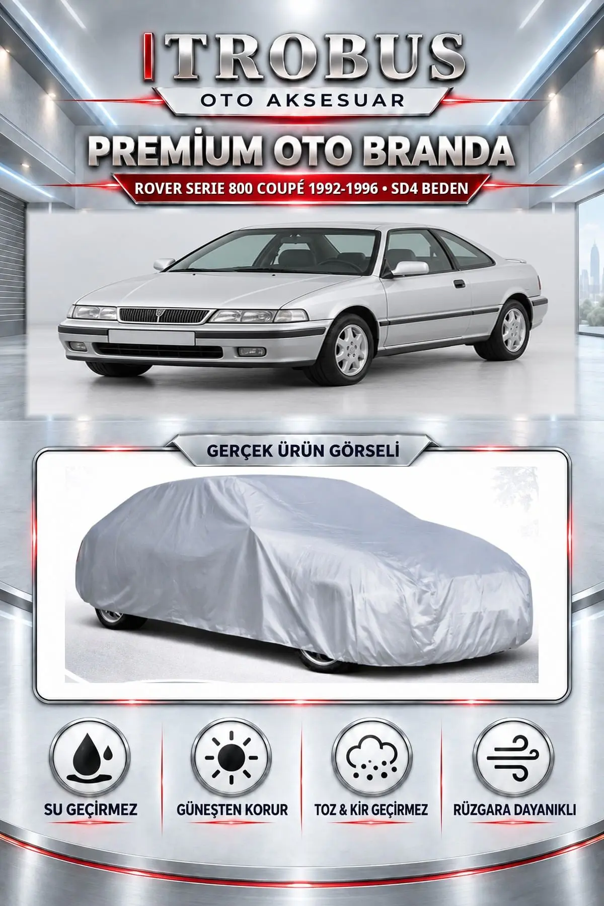 Rover Serie 800 Coupé 1992-1996 Uyumlu Premium Oto Branda – SD4 Beden