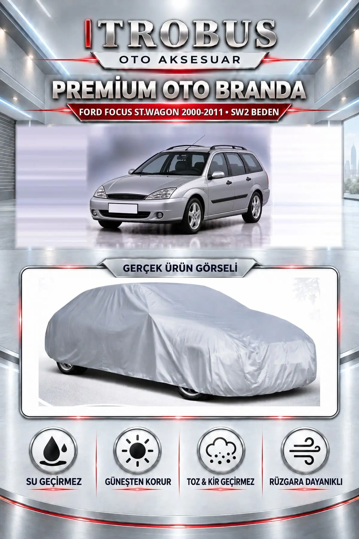 Ford Focus St.wagon 2000-2011 Uyumlu Premium Oto Branda – SW2 Beden