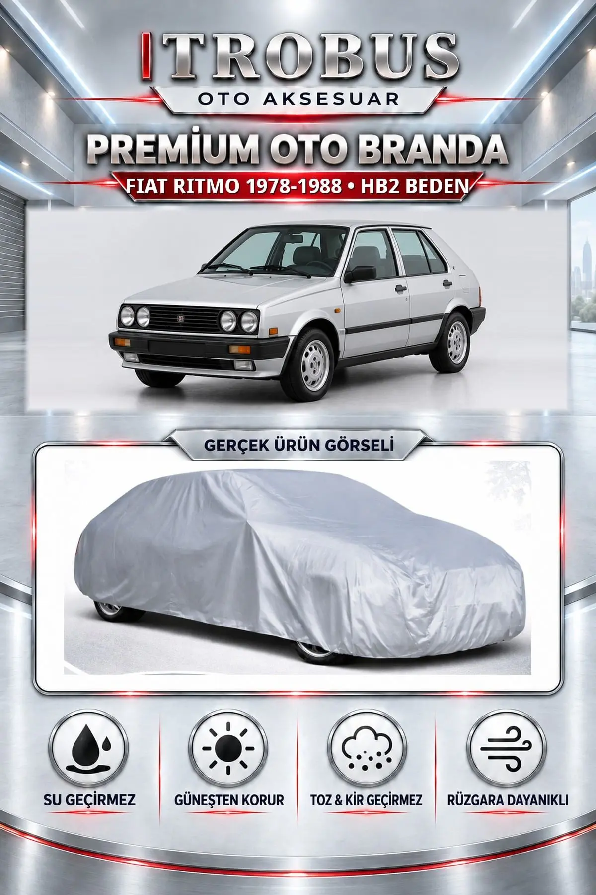 Fiat Ritmo 1978-1988 Uyumlu Premium Oto Branda – HB2 Beden