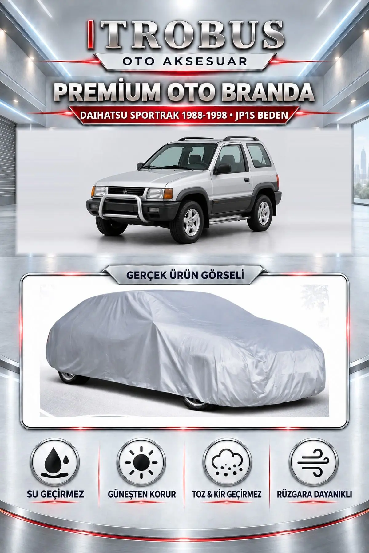 Daihatsu Sportrak 1988-1998 Uyumlu Premium Oto Branda – JP1S Beden