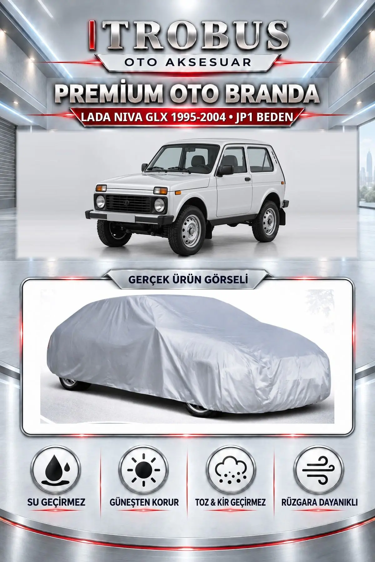 Lada Niva - 1998 ve Öncesi Uyumlu Premium Oto Branda – JP1 Beden