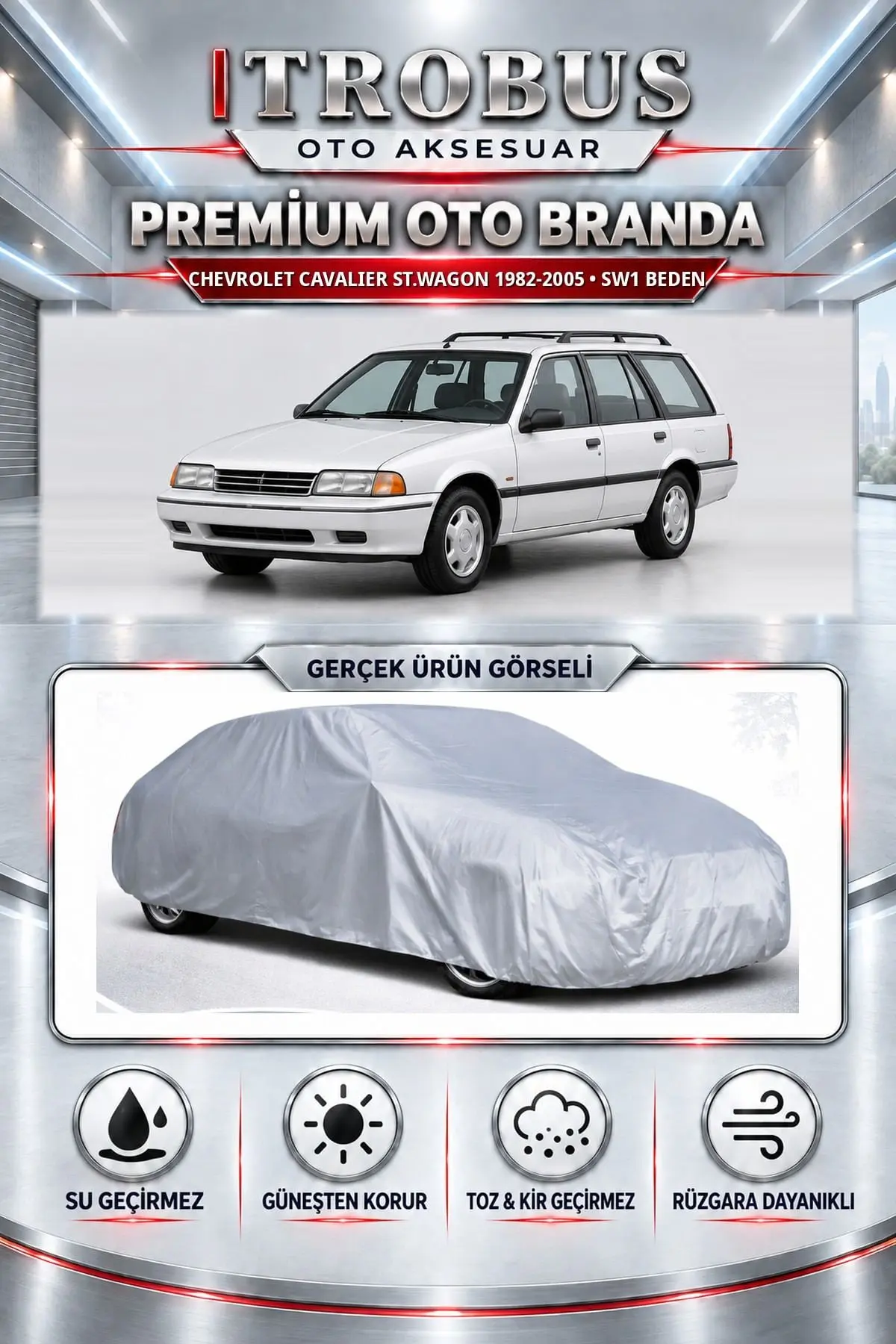 Chevrolet Cavalier St.wagon 1982-2005 Uyumlu Premium Oto Branda – SW1 Beden