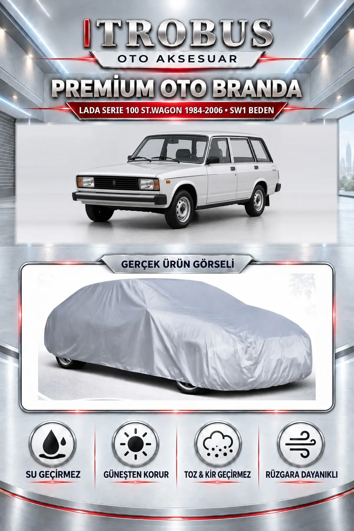 Lada Serie 100 St.wagon 1984-2006 Uyumlu Premium Oto Branda – SW1 Beden