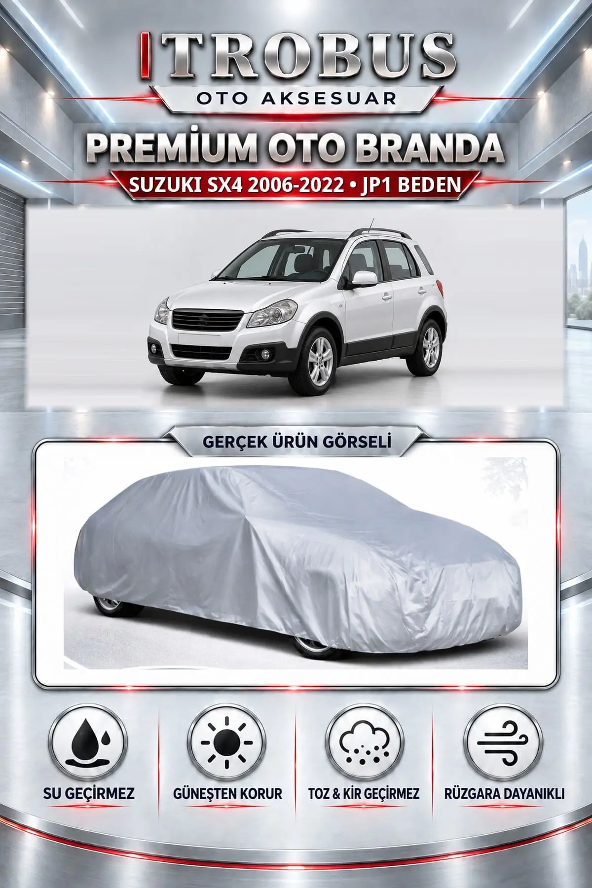 Suzuki SX4 2006-2022 Uyumlu Premium Oto Branda – JP1 Beden