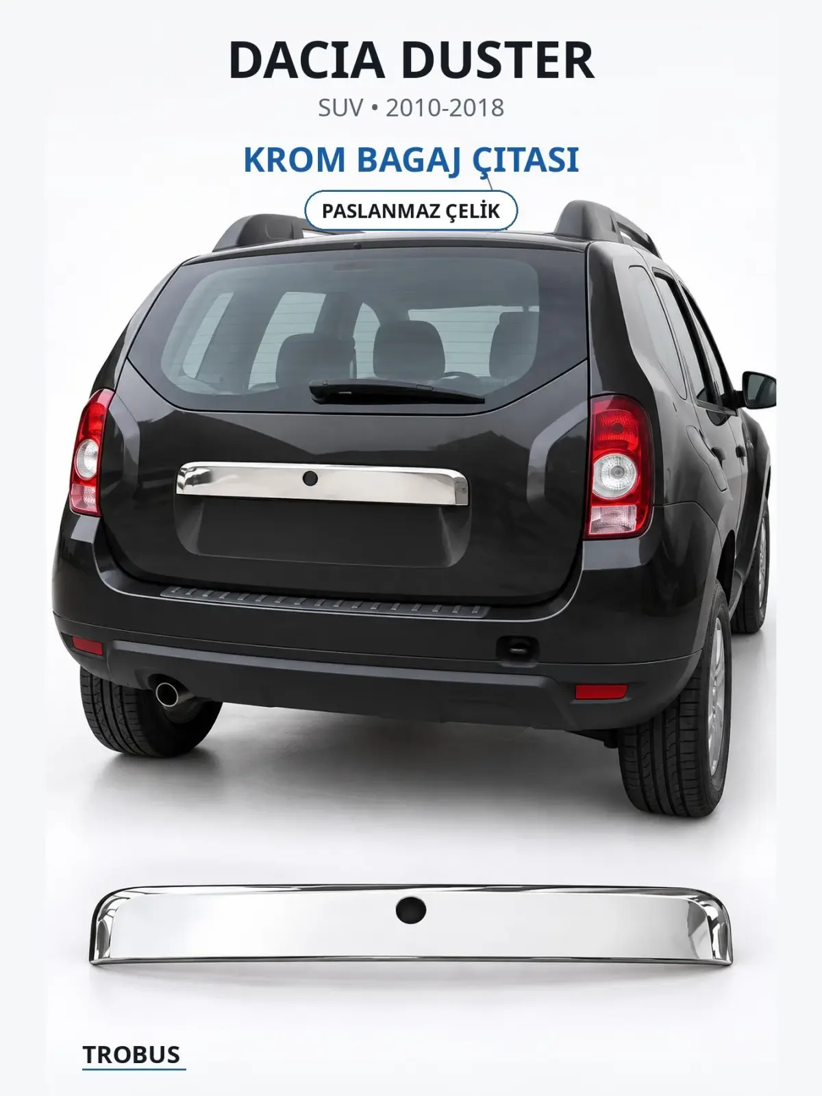 Dacia Duster krom bagaj çıtası 1