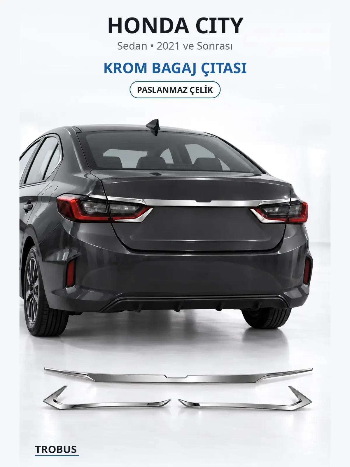 Honda City krom bagaj çıtası 1