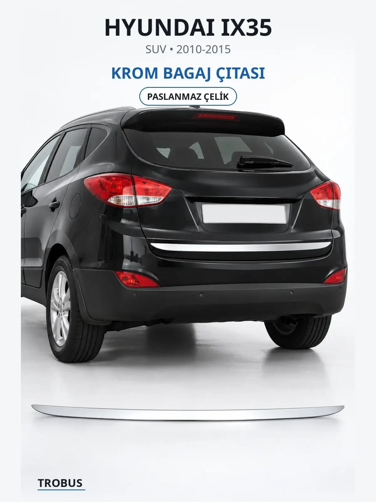 Hyundai ix35 krom bagaj çıtası 1