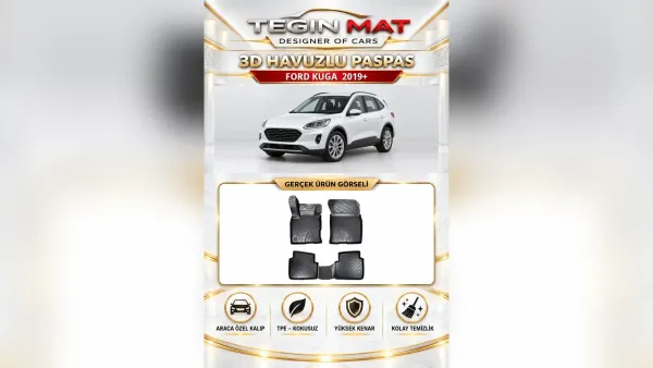 Ford Kuga Aksesuar Rehberi: Nesle Göre Paspas, Bagaj ve Rüzgarlık