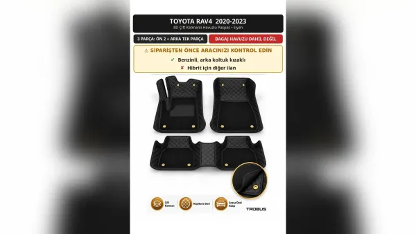 Toyota RAV4 Aksesuar Rehberi: Nesle Göre Paspas, Bagaj ve Branda