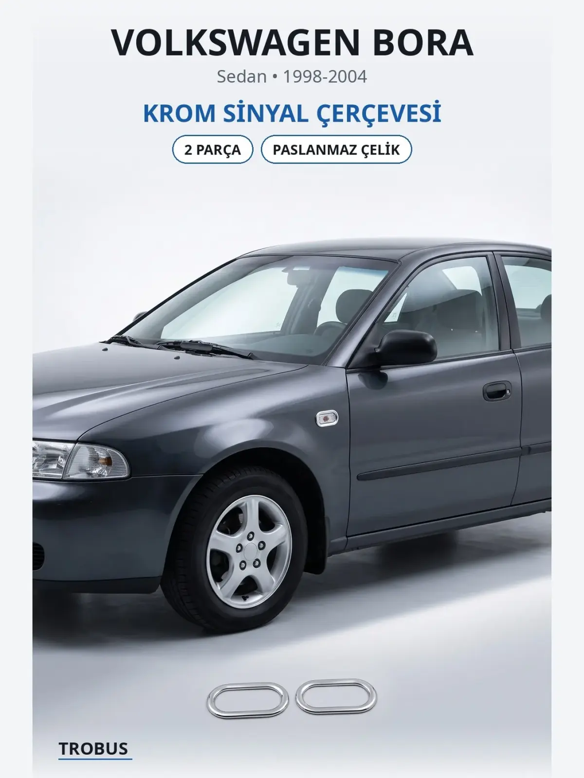 Volkswagen Bora krom sinyal çerçevesi 1