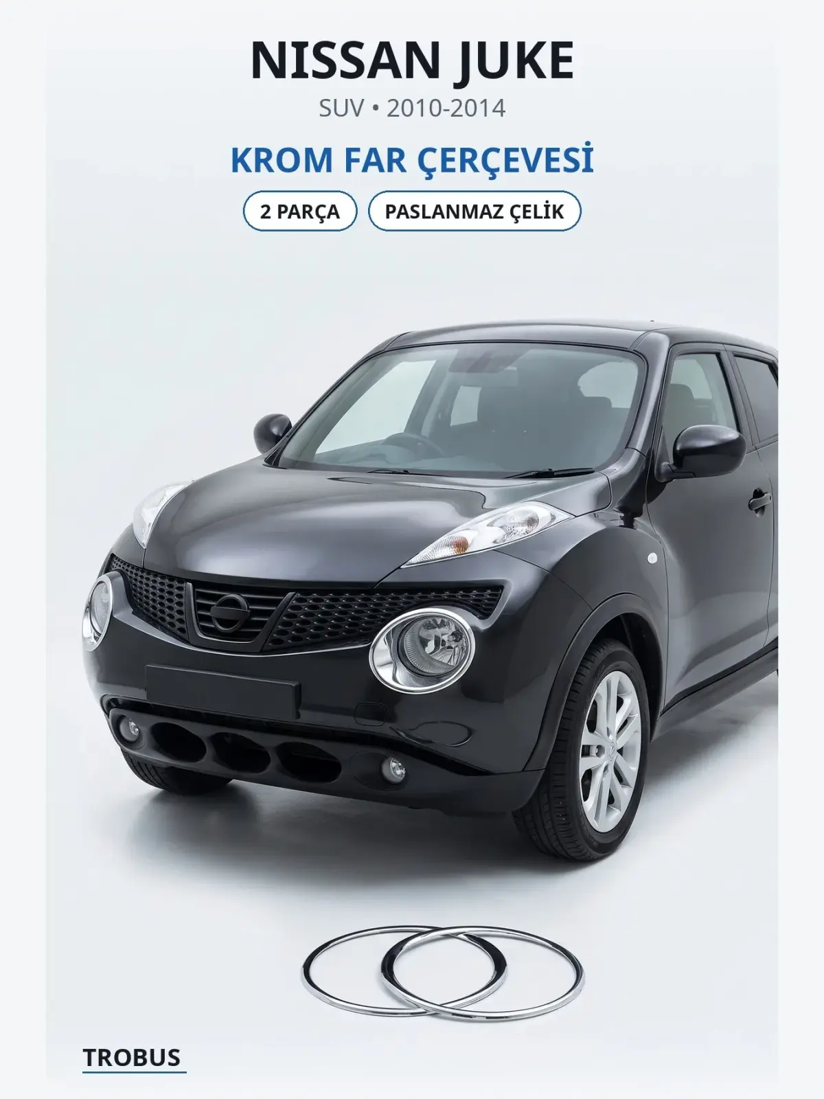 Nissan Juke krom far çerçevesi 1