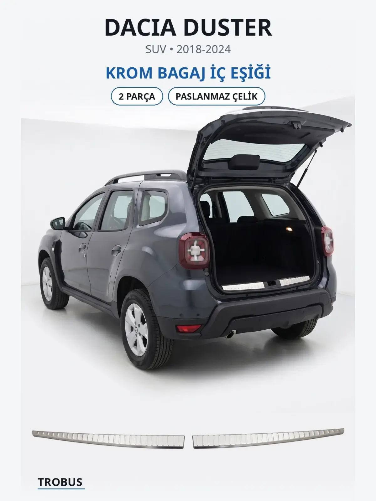 Dacia Duster krom bagaj i̇ç eşiği 1