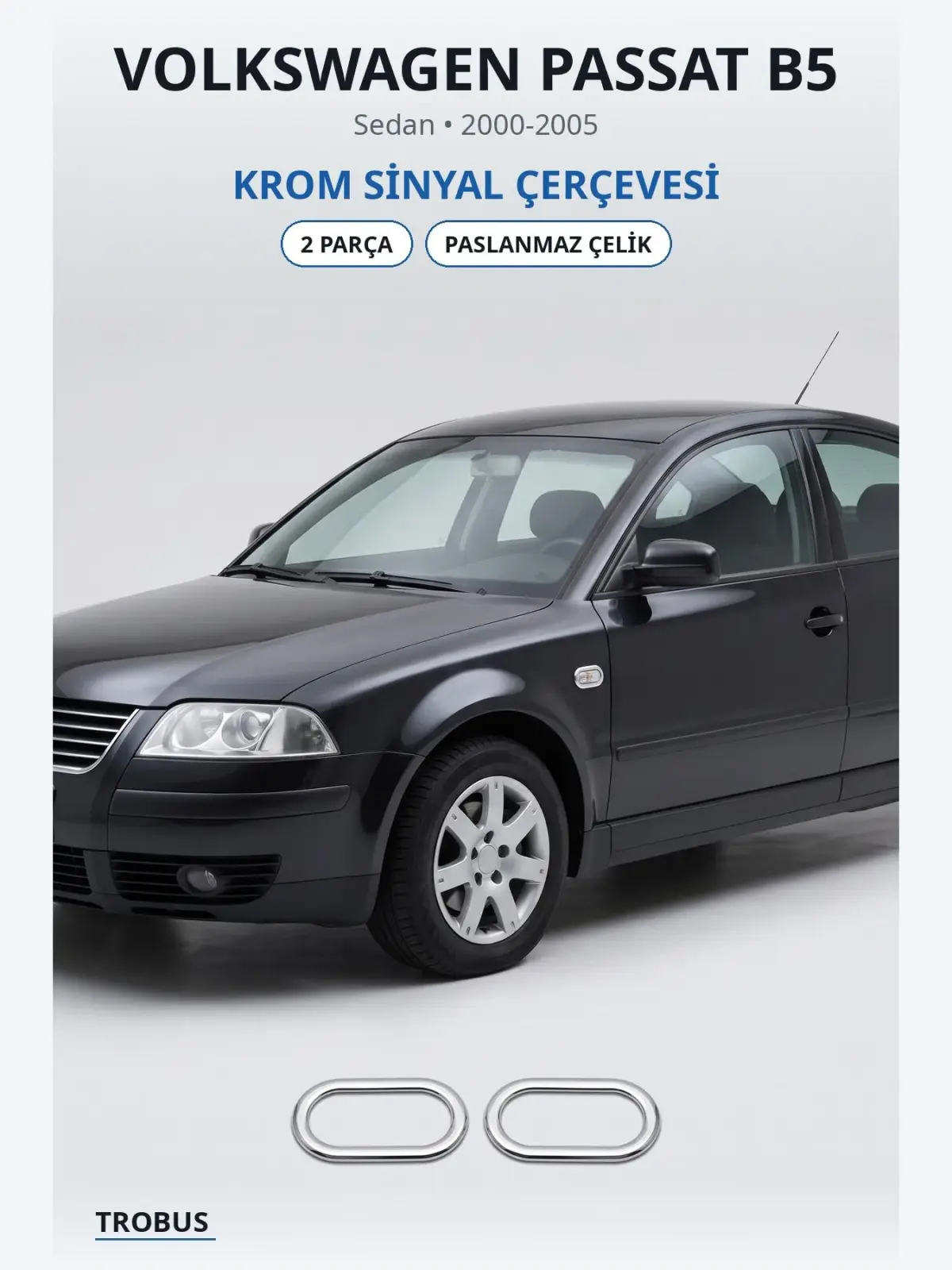 Volkswagen Passat B5 krom sinyal çerçevesi 1