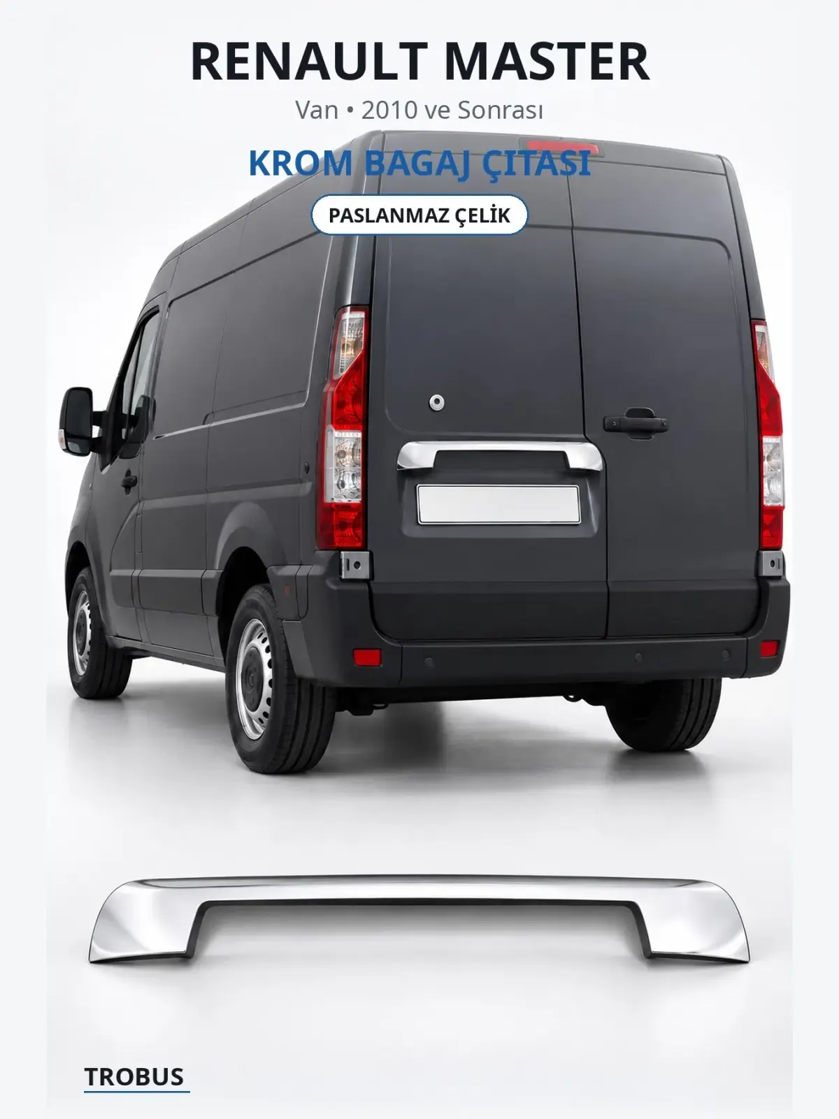 Renault Master krom bagaj çıtası 1