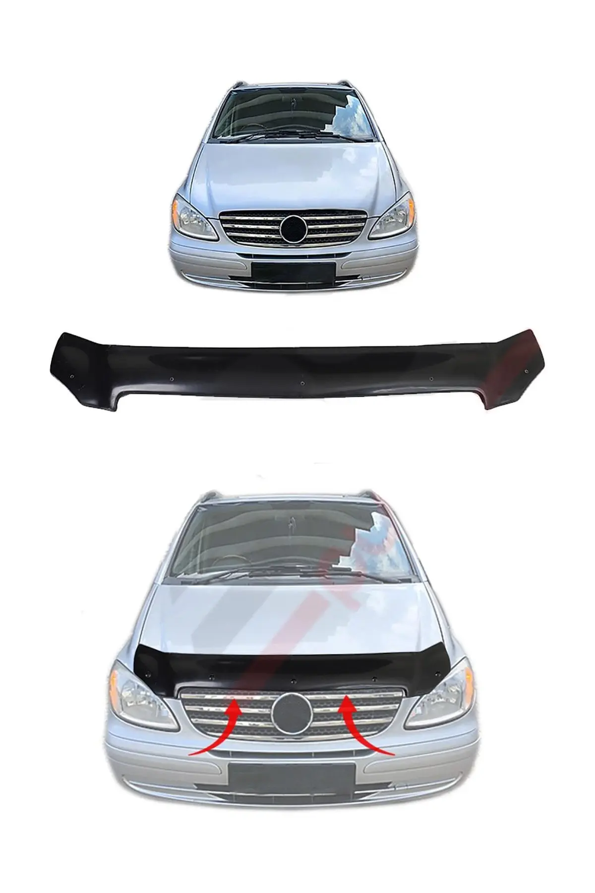Mercedes Vito W639 2004-2010 Kaput Rüzgarlığı