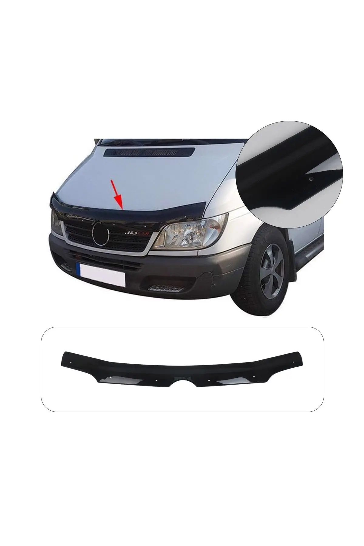 Mercedes Sprinter W901 1998-2006 Kaput Rüzgarlığı