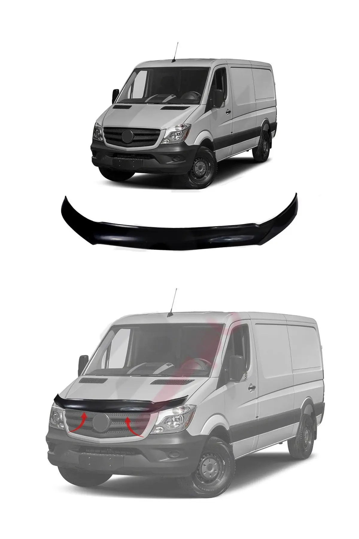 Mercedes Sprinter W907 2018 ve Sonrası Kaput Rüzgarlığı