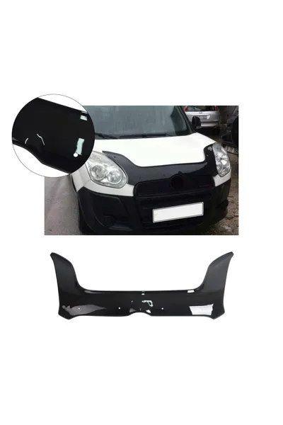 Opel Combo 2010-2015 Uyumlu Kaput Rüzgarlığı Ön Kaput Koruma ABS Parlak Siyah