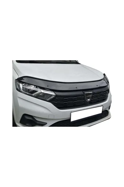 Dacia Sandero 2012-2019 Uyumlu Kaput Rüzgarlığı Ön Kaput Koruma ABS Parlak Siyah