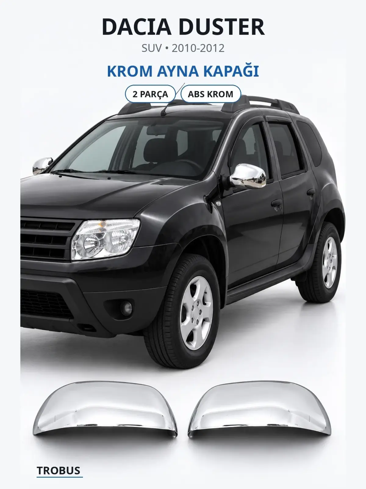 Dacia Duster krom ayna kapağı 1