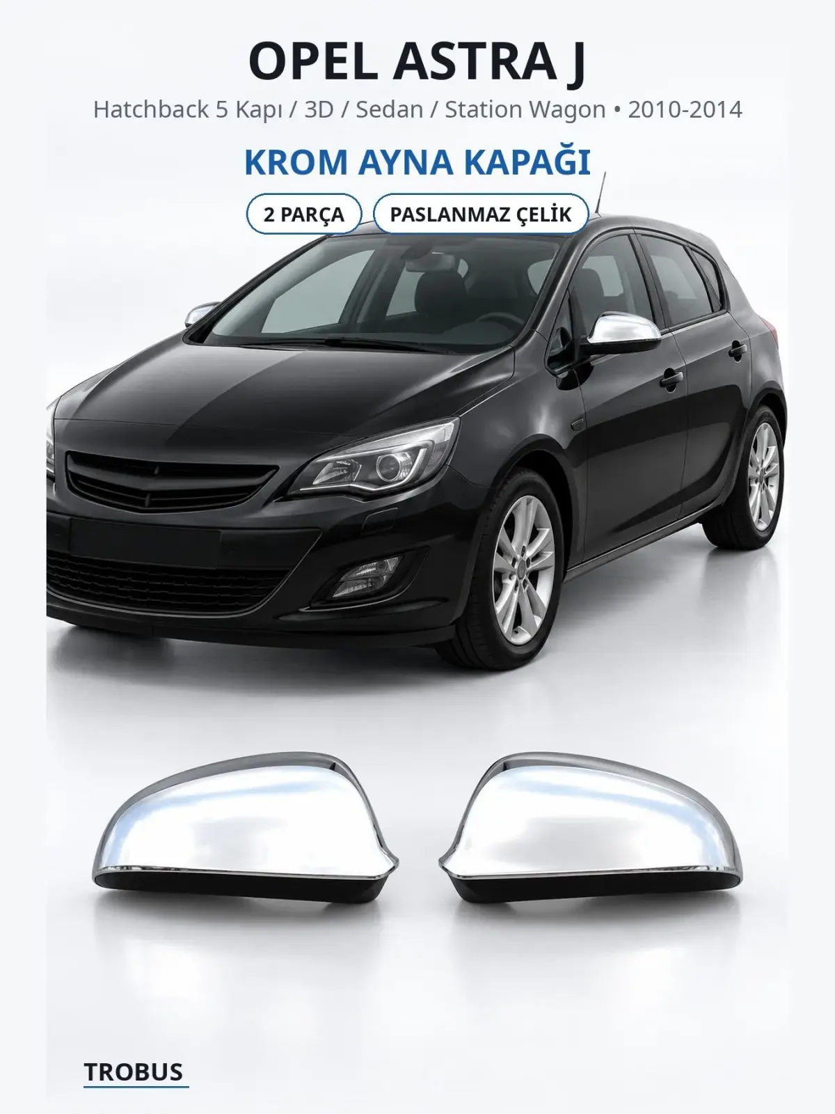 Opel Astra J krom ayna kapağı 1