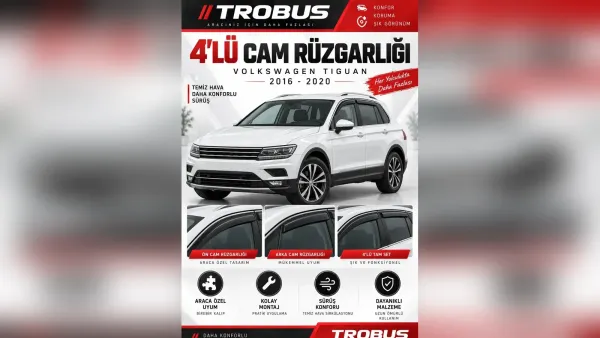 Volkswagen Tiguan Rehberi: Koltuk Kılıfı, Paspas Seti, Bagaj, EVA