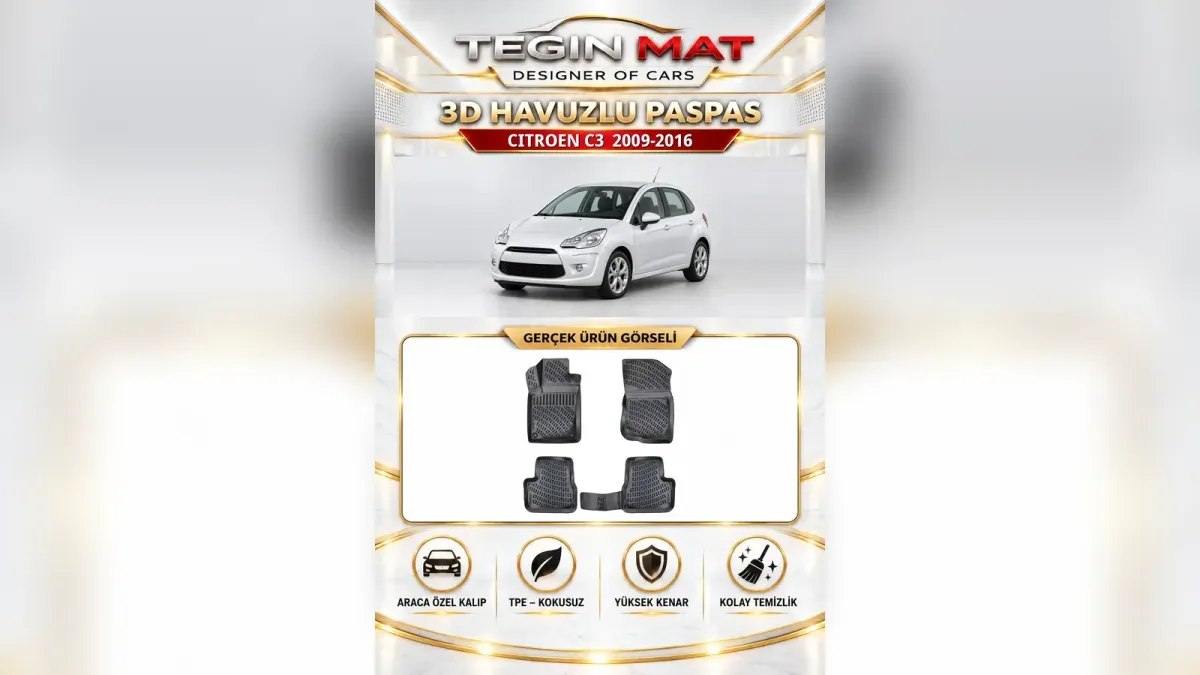 Citroen C3 Aksesuar Rehberi: Nesle Göre Paspas, Bagaj ve Kılıf