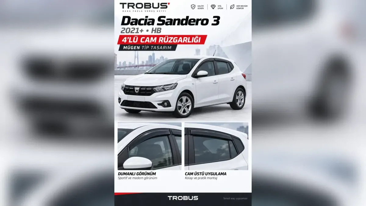 Dacia Sandero ve Stepway Koltuk Kılıfı, Rüzgarlık ve Paspas Rehberi