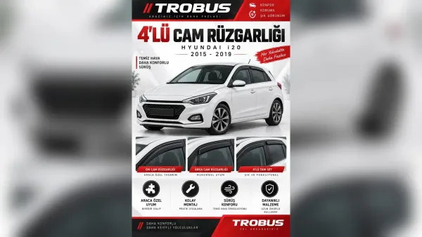 Hyundai i20 Koltuk Kılıfı, Rüzgarlık, Paspas ve Direksiyon Rehberi