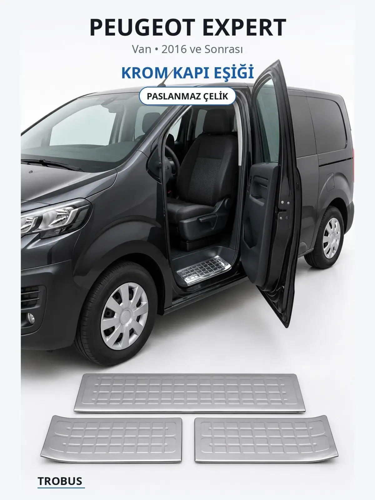Peugeot Expert krom kapı eşiği 1