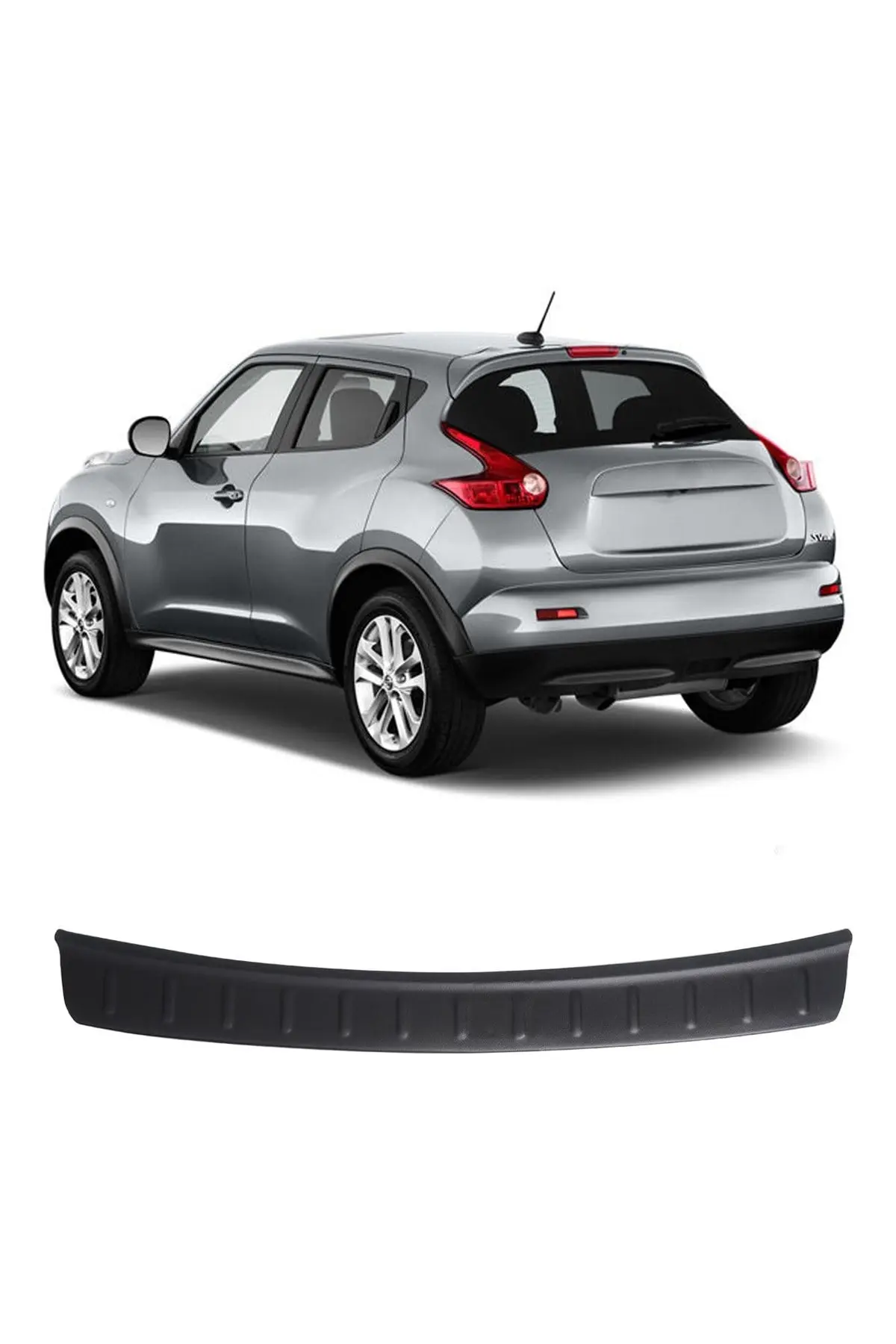 Nissan Juke 2014-2018 Uyumlu Arka Tampon Eşiği Koruma ABS Mat Siyah (1)