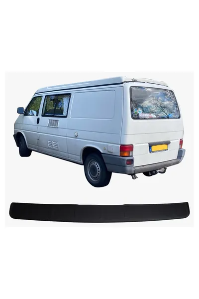 Volkswagen Transporter T4 1995-2003 Uyumlu Arka Tampon Eşiği Koruma ABS Parlak Siyah