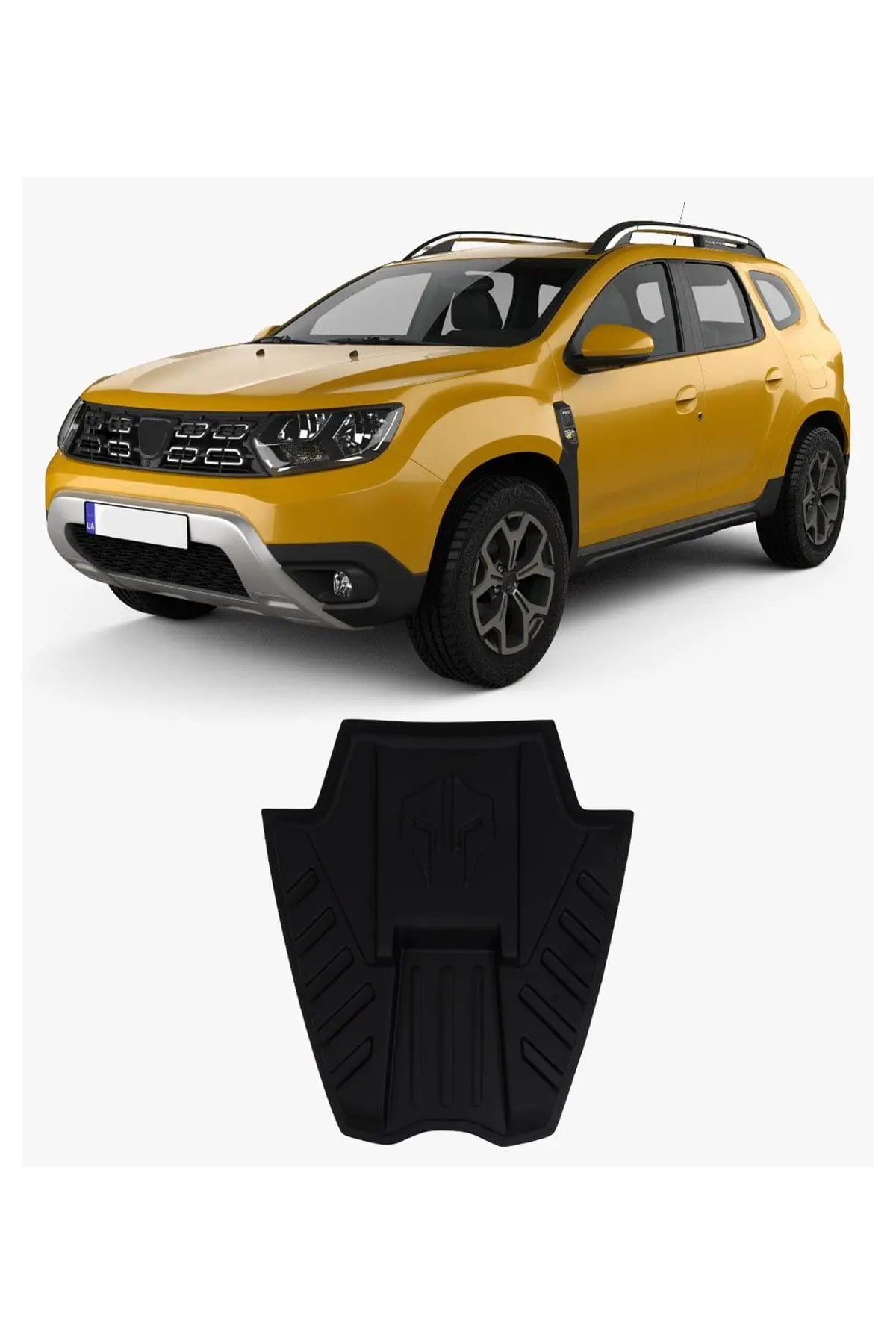 Dacia Duster 2018-2024 Uyumlu Ön Kaput Scoop Havalandırma 1 Parça ABS Mat Siyah (1)
