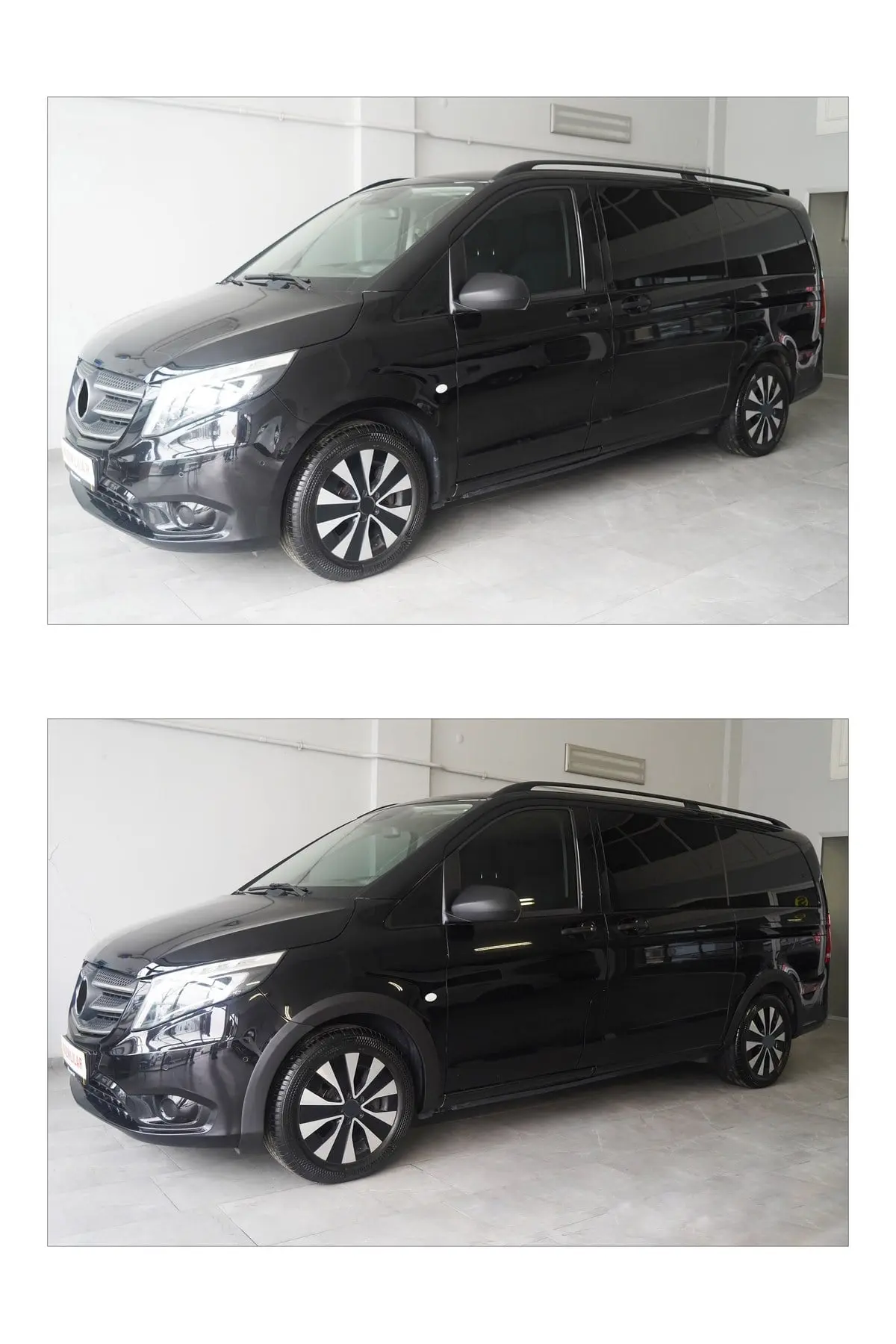 Mercedes-Benz Vito W447 2014 ve Sonrası Uyumlu Çamurluk Dodik Seti 8 Parça ABS Mat Siyah (1)