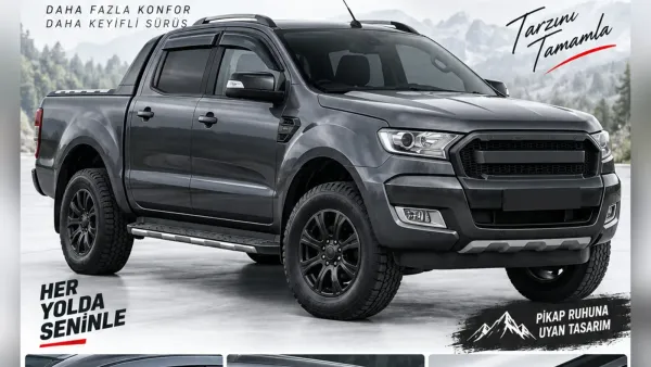 Ford Ranger Koltuk Kılıfı ve Cam Rüzgarlığı: Dodik, Scoop, Stepne