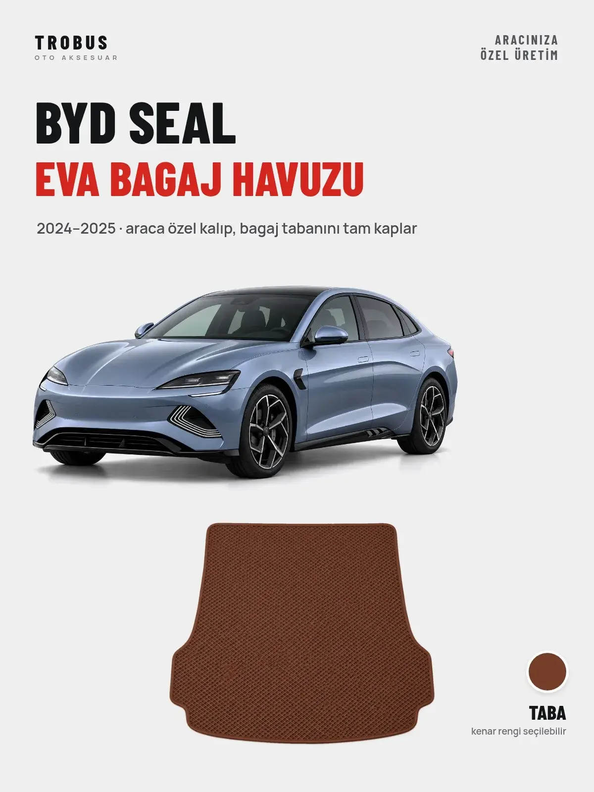 BYD Seal EVA Bagaj Havuzu (2024–2025) Taba – Araca Özel Kalıp (1)