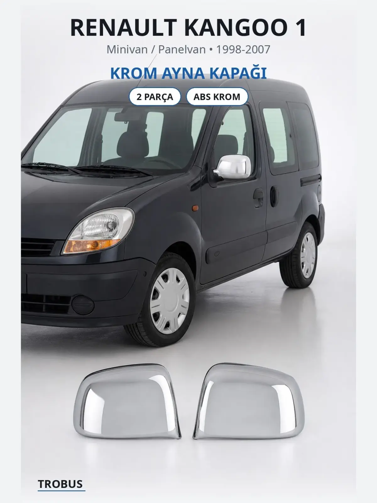Renault Kangoo 1 krom ayna kapağı 1