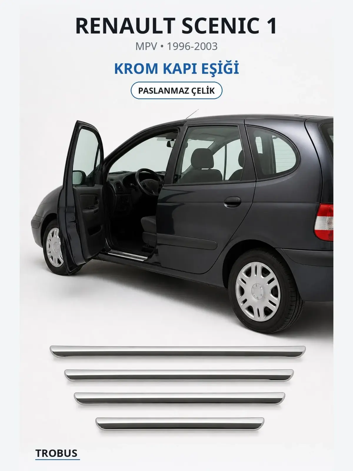 Renault Scenic 1 krom kapı eşiği 1