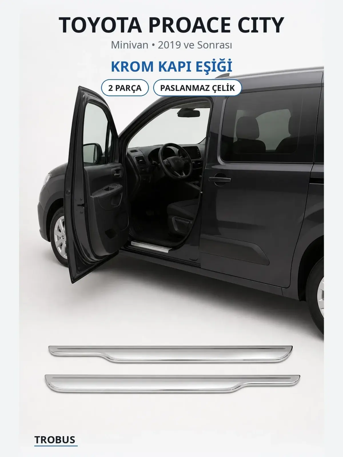 Toyota Proace City krom kapı eşiği 1