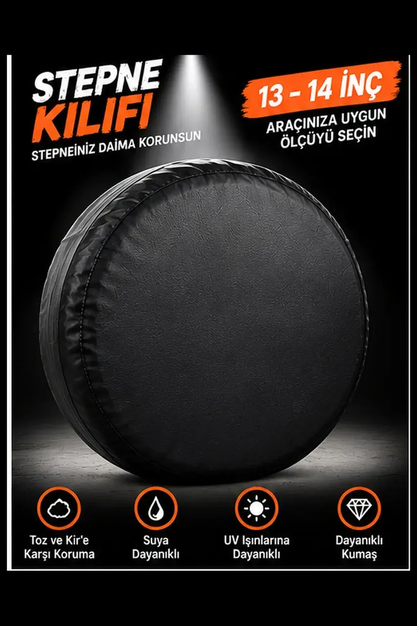 Hyundai Accent Era MC 2005-2011 13-14 inç stepne kılıfı