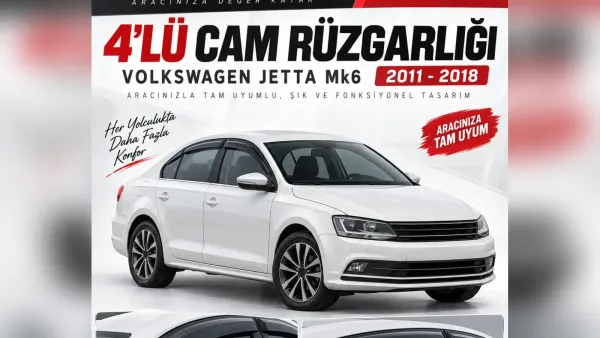 Volkswagen Jetta Koltuk Kılıfı, Cam Rüzgarlığı ve Aksesuar: Mk5 ve Mk6 Rehberi