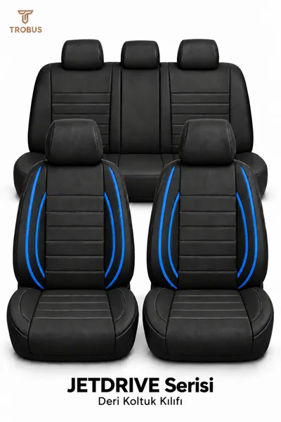 JetDrive Serisi Koltuk Kılıfı (Binek) Siyah Mavi