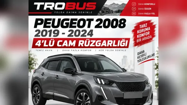 Peugeot 2008 Paspas, Bagaj Havuzu ve Cam Rüzgarlığı Rehberi