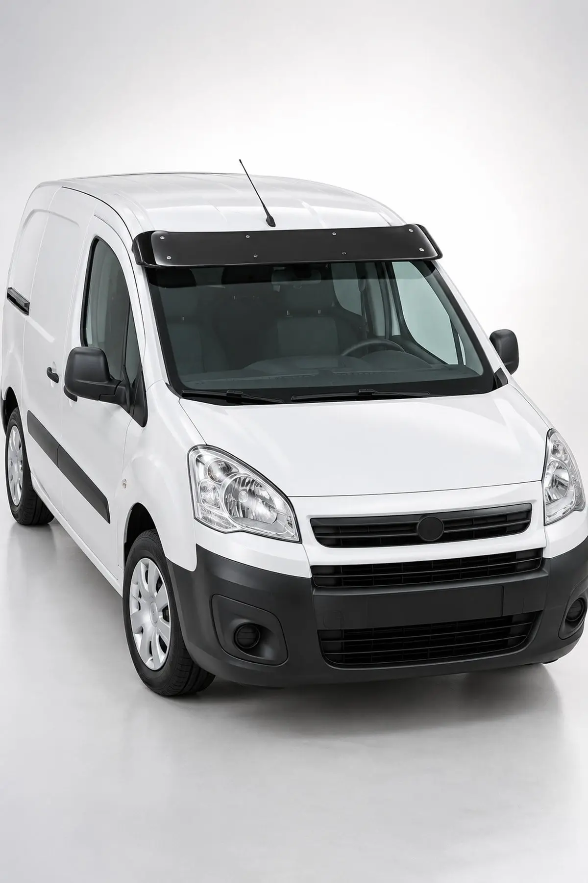 Citroen Berlingo 2009-2018 Uyumlu Ön Cam Dış Güneşlik (Sunvisor) ABS Siyah (1)