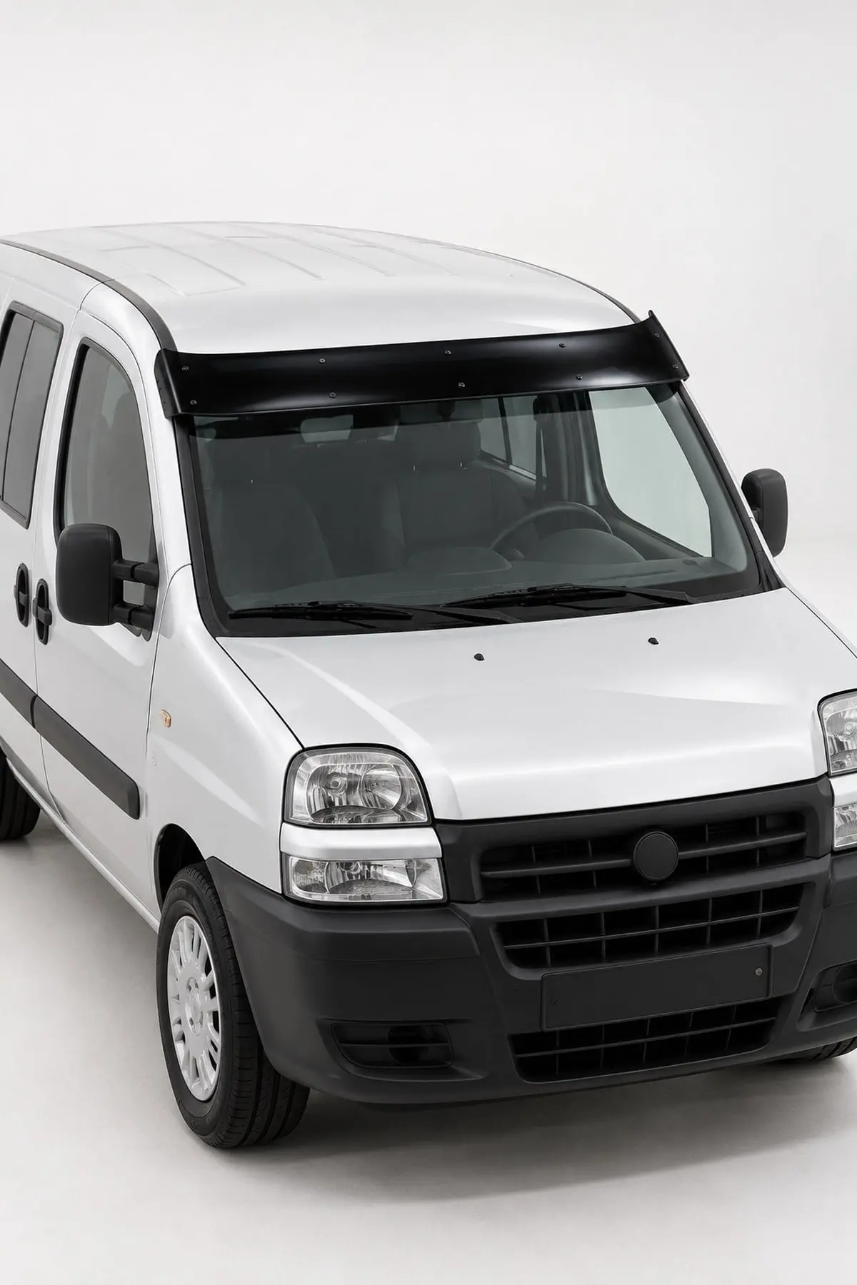 Fiat Doblo 2000-2005 Uyumlu Ön Cam Dış Güneşlik (Sunvisor) ABS Siyah (1)