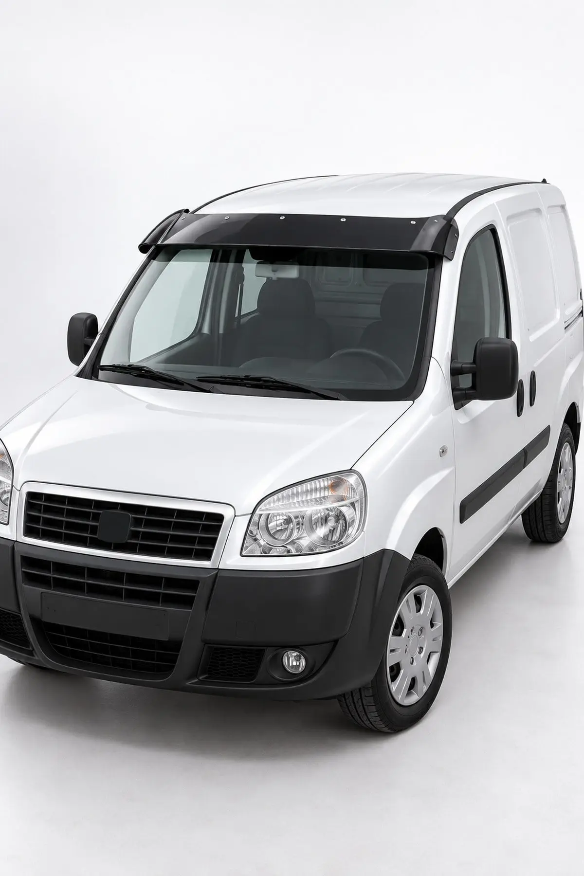 Fiat Doblo 2006-2010 Uyumlu Ön Cam Dış Güneşlik (Sunvisor) ABS Siyah (1)